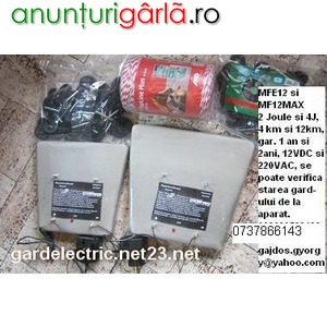 Imagine anunţ Gard electric 230lei, 2Joule, ideal pt. gospodarii