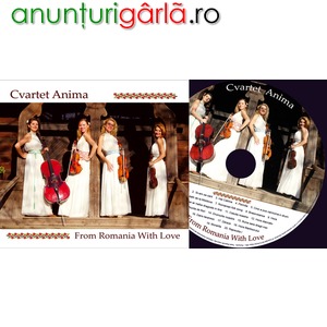 Imagine anunţ Cvartet Anima - Album - From Romania With Love