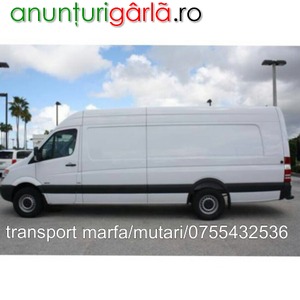 Imagine anunţ transport marfa mutari0755432536