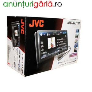 Imagine anunţ DVD CD USB Receiver JVC 2DIN 7-Inch Touch 899 Lei NOU!