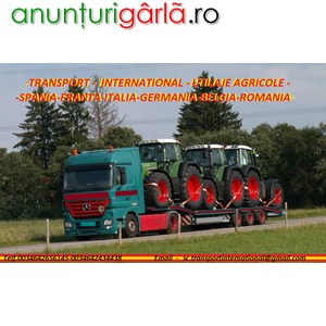 Imagine anunţ TRANSPORT UTILAJE AGRICOLE DIN SPANIA IN ROMANIA