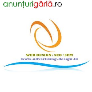 Imagine anunţ Oferim servicii de web design, redesign website, creatie logo, administrare site, publicare anunturi, inscriere in directoare si optimizare SEO de inalta