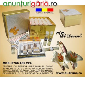 Imagine anunţ Producator de parfumuri El Divino.Cauta Distribuitori si Reprezentanti