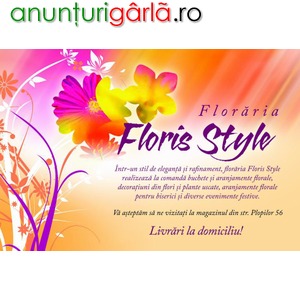 Imagine anunţ Cele mai frumoase nunti cu Floraria FLORIS STYLE