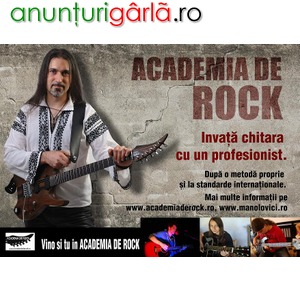 Imagine anunţ Cursuri de chitara - Academia de Rock