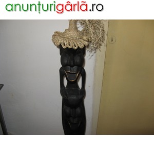 Imagine anunţ Statuie lemn african originala