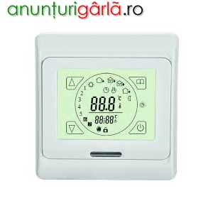 Imagine anunţ termostat programabil cu touch screen