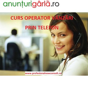 Imagine anunţ Curs Operator Vanzari prin Telefon