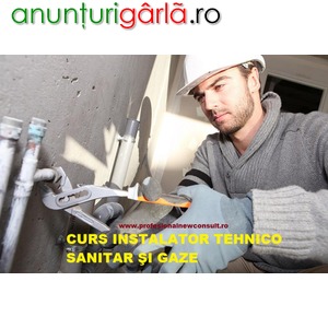 Imagine anunţ INSTALATOR INSTALATII TEHNICO-SANITARE SI DE GAZE