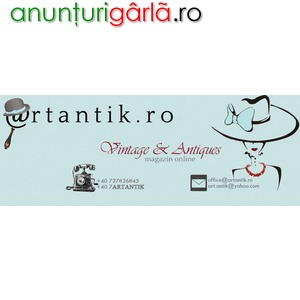 Imagine anunţ artantik magazin online dedicat pasionatilor de ceasuri vintage