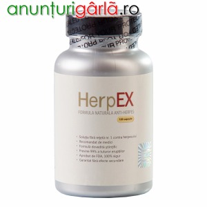 Imagine anunţ Herpex - tratament contra herpesului