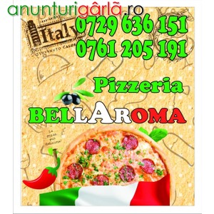 Imagine anunţ Adevaratul gust al pizzei italiene