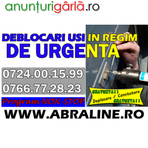Imagine anunţ DEBLOCARI USI IN REGIM DE URGENTA PROGRAM NON-STOP / BUCURESTI