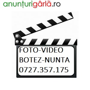 Imagine anunţ Servicii de foto-video in Targoviste, Bucuresti, Ploiesti