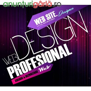 Imagine anunţ Creare web site profesional la cel mai bun pret!