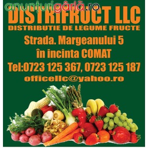Imagine anunţ Distributie legume - fructe