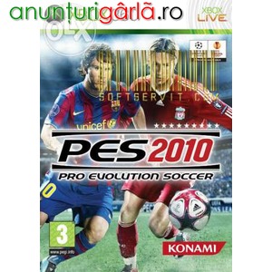 Imagine anunţ PES Pro Evolution Soccer 2010 Xbox 360