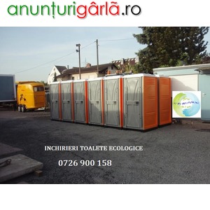 Imagine anunţ inchirieri toalete ecologice