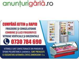 Imagine anunţ Vand frigidere, congelatoare, lazi, vitrine si combine frigorifice