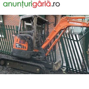 Imagine anunţ Cumpar mini excavator, miniexcavator defect, avariat