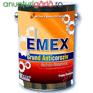Imagine anunţ Grund Anticoroziv de Cuptor Alchido-Melaminic EMEX /Kg - Rosu