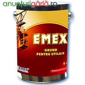 Imagine anunţ Grund Anticoroziv pentru Utilaje EMEX /Kg - Rosu