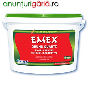 Imagine anunţ Grund de Amorsare cu Cuart pentru Tencuieli EMEX /Kg