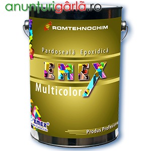 Imagine anunţ Pardoseala Epoxidica cu Plachete Colorate EMEX MULTICOLOR /Kg - Gri