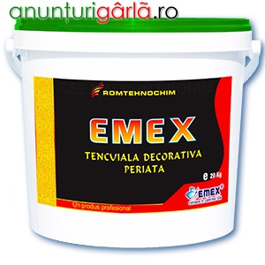 Imagine anunţ Tencuiala Decorativa Periata EMEX /Kg - Alb