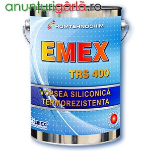 Imagine anunţ Vopsea Termorezistenta Siliconica EMEX TRS 400 /Kg - Negru