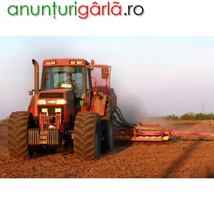 Imagine anunţ Angajam soferi pe tractor , direct la angajator , salariul 1500 euro/luna!