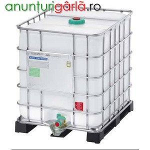 Imagine anunţ Containere cubice, cu grilaj metallic, de 1000l, tip IBC, reconditionate