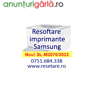 Imagine anunţ Lista imprimante Samsung xpress care se pot reseta/resofta!