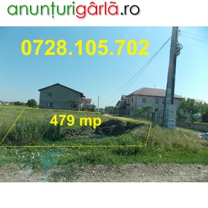 Imagine anunţ 479mp utili lot cu dubla deschidere la 5 min. de Bucuresti