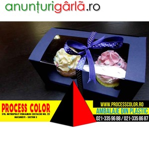 Imagine anunţ Ambalaj Pentru Cupcakes Proces Color