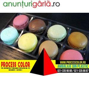 Imagine anunţ Ambalaje Pentru Macarons Proces Color