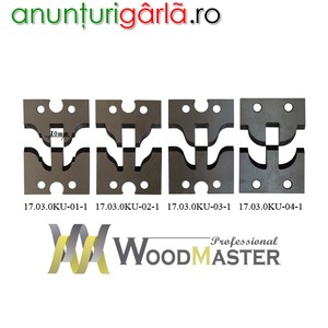 Imagine anunţ Cutite amovibile pentru freza lemn