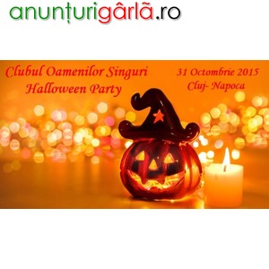 Imagine anunţ Evenimente pentru singles- Halloween party