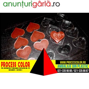 Imagine anunţ Forme Ciocolata Process Color