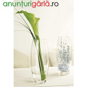 Imagine anunţ Vaza eleganta din sticla transparenta