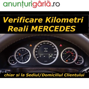Imagine anunţ Verificare Kilometri Reali MERCEDES cu Tester STAR de Uzina si la Domiciliu Bucuresti / Ilfov