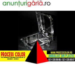 Imagine anunţ Caserole Plastic Cu Capac Prajituri Process Color