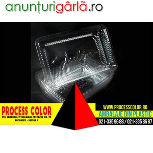 Imagine anunţ Caserole Plastic Fara Capac Process Color