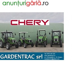 Imagine anunţ Tractor nou Chery Zoomlion! Promotie!