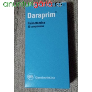 Imagine anunţ VAND DARAPRIM (PIRIMETAMINA) PT TRATARE TOXOPLASMOZA