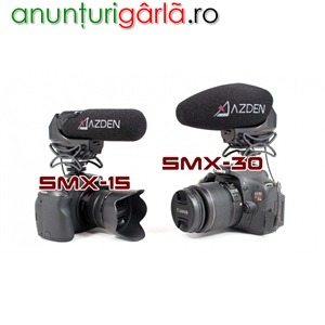 Imagine anunţ Azden SMX-30 SMX-15 the Ultimate Video Microphones