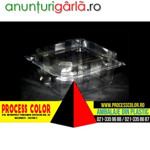 Imagine anunţ Caserole din plastic model NOVA Process Color