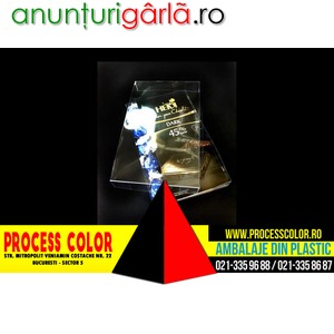 Imagine anunţ Cutii plastic ambalaje ciocolata Process Color