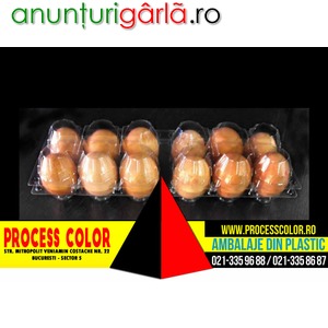 Imagine anunţ Caserole oua gaina 12 compartimente Process Color