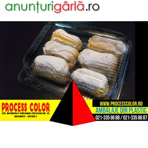 Imagine anunţ Caserole plastic minieclere Process Color